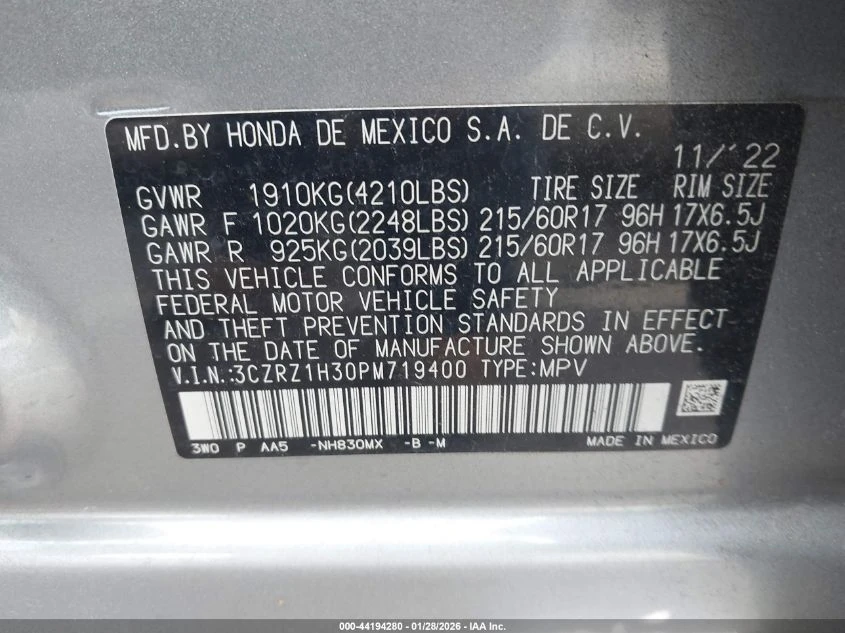 Honda Hr-v 2l 2Wd Lx | Mobile.bg � ����������� 9