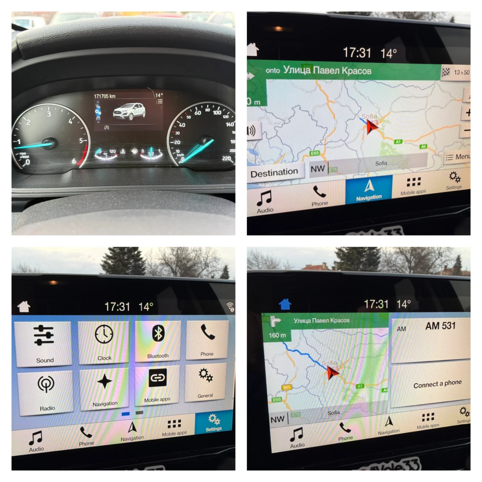 Ford EcoSport Facelift 2018�. 1.5 TDCi (100 ��) 171000km. Euro6B | Mobile.bg � ����������� 14