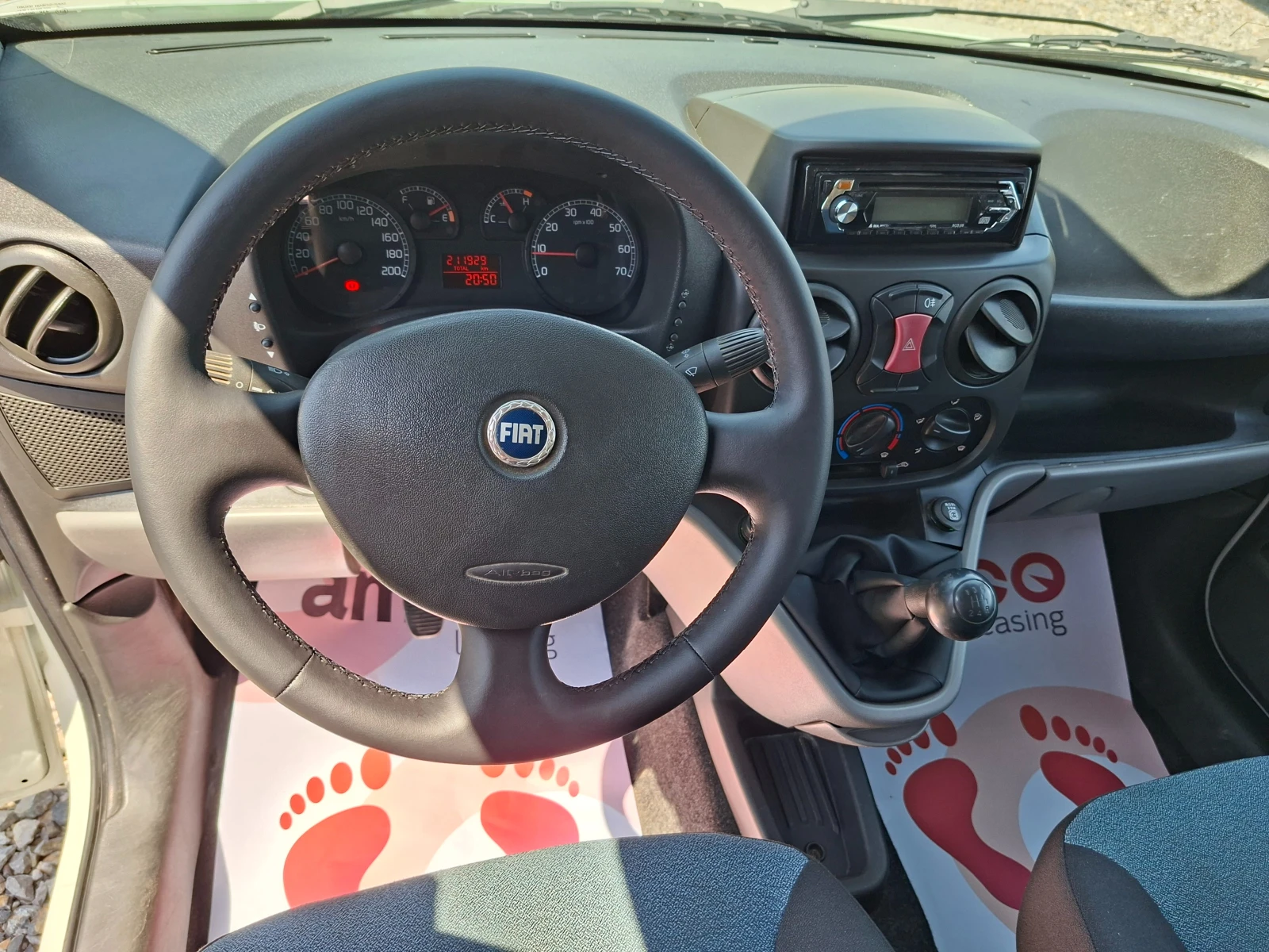 Fiat Doblo 1.9M-JET* 36м. х 97EUR.* , снимка 12 - Автомобили и джипове - 55331123