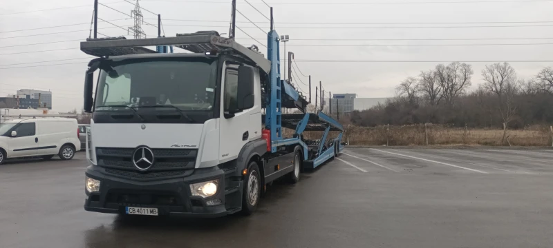 Mercedes-Benz 1843 Композиция Mercedes Actros 1843 + Lohr 2.53 WXS, снимка 1 - Камиони - 48825292