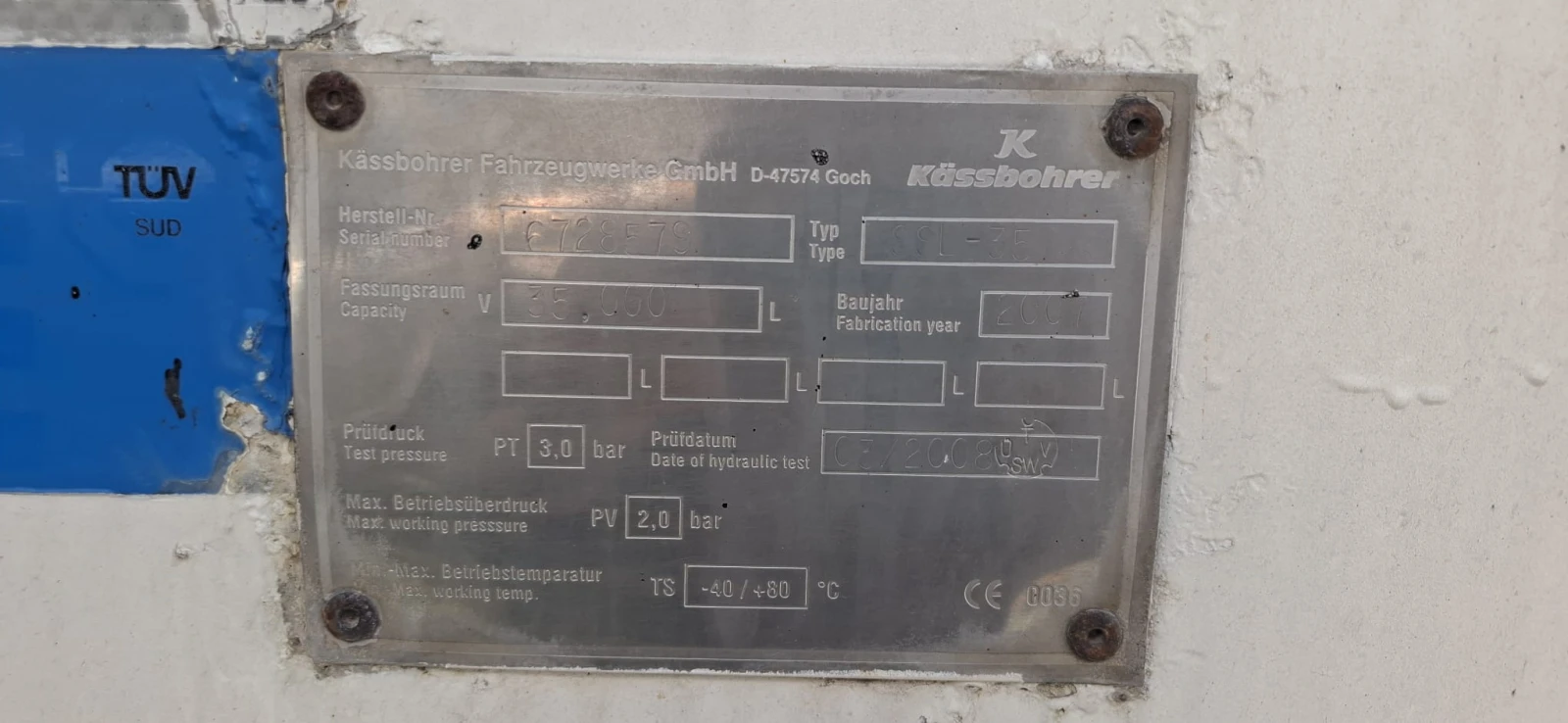 Полуремарке Kaessbohrer SSL-35, снимка 5 - Ремаркета - 55215758