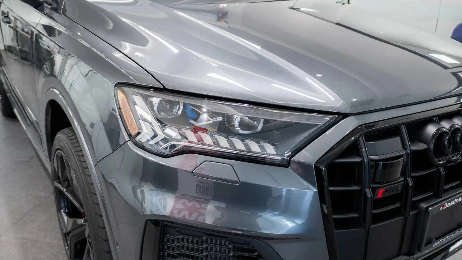 Audi SQ7 4.0 V8 BITURBO/PANO/QUATTRO/RED LEATHER/��������� | Mobile.bg � ����������� 7