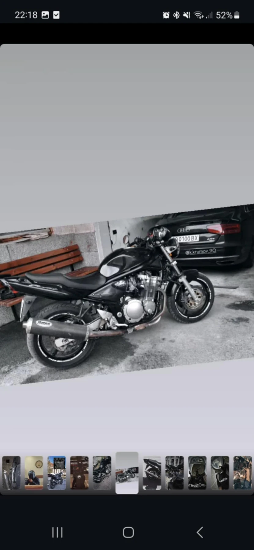 Suzuki Bandit Ауспух и Лед фар - изображение 2