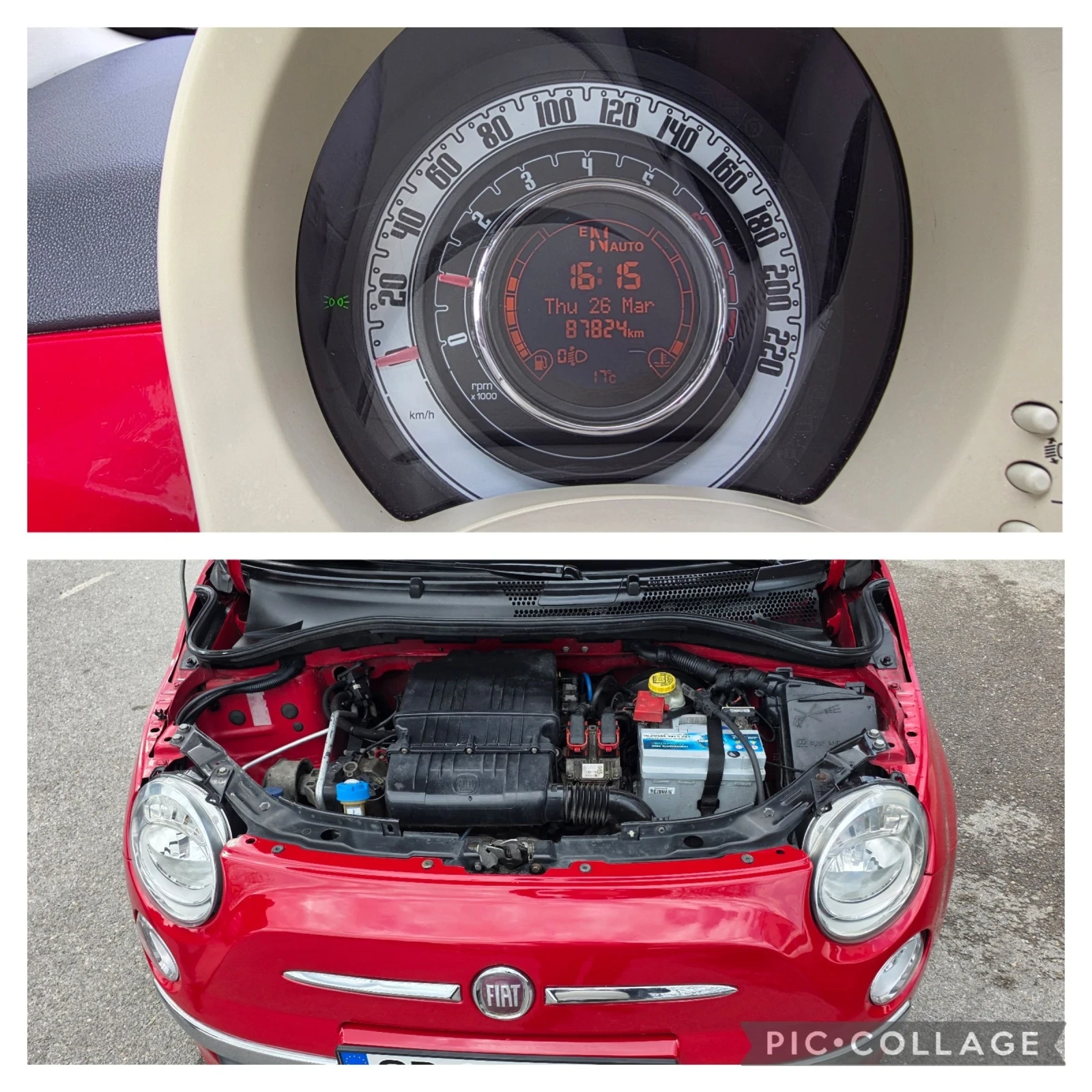 Fiat 500 1.4/���, ���������, ����������, ��������  | Mobile.bg � ����������� 11