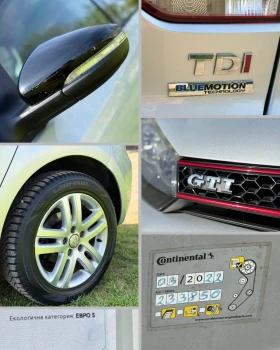 VW Golf GTI КОЖЕН САЛОН/ПАРКТРОНИК/КЛИМАТРОНИК/МУЛТИВОЛАН, снимка 13