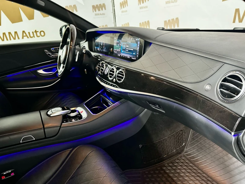 Mercedes-Benz S 560 S63 AMG Optic* L* 4Matic* Pano* TV* HuD, снимка 9 - Автомобили и джипове - 51297327
