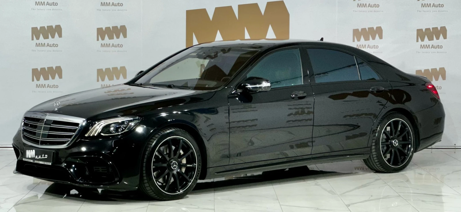 Mercedes-Benz S 560 S63 AMG Optic* L* 4Matic* Pano* TV* HuD, снимка 1