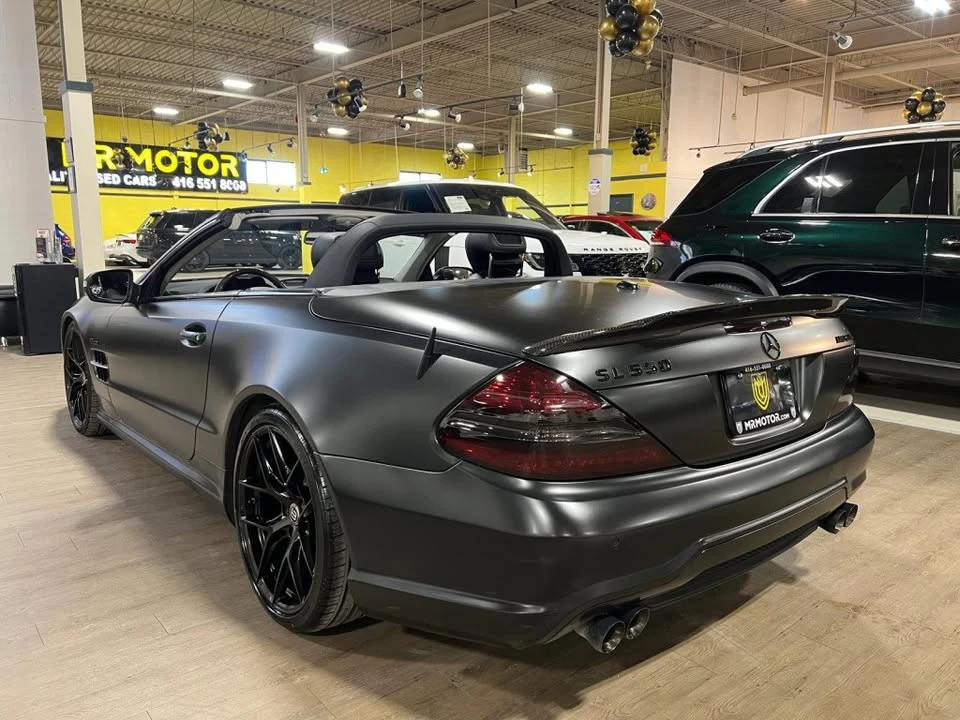 Mercedes-Benz SL 500 * MATTE BLACK* HARMAN KARDON* AMG PKG* , снимка 2 - Автомобили и джипове - 54249440