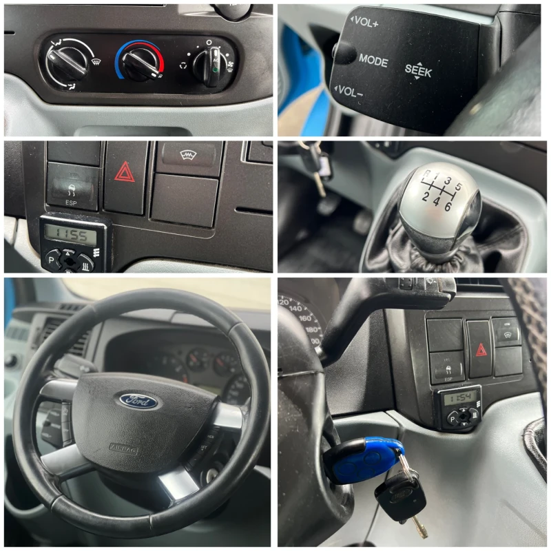 Ford Transit 2013г. / Климатик / 6-местен, снимка 17 - Бусове и автобуси - 53278948