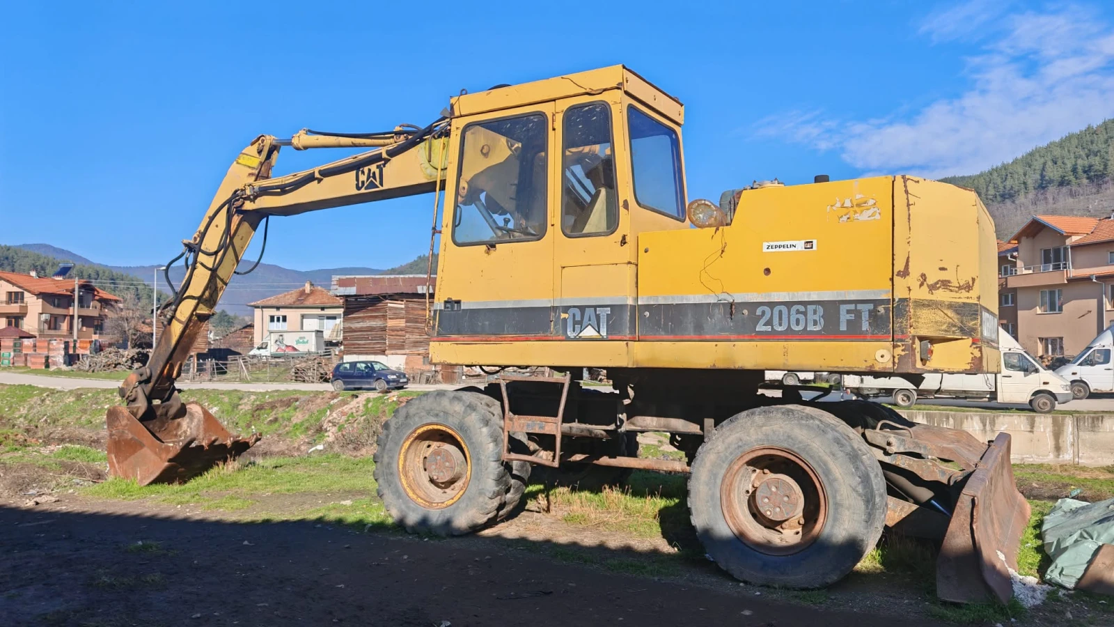 Багер Caterpillar 206B FT, снимка 1