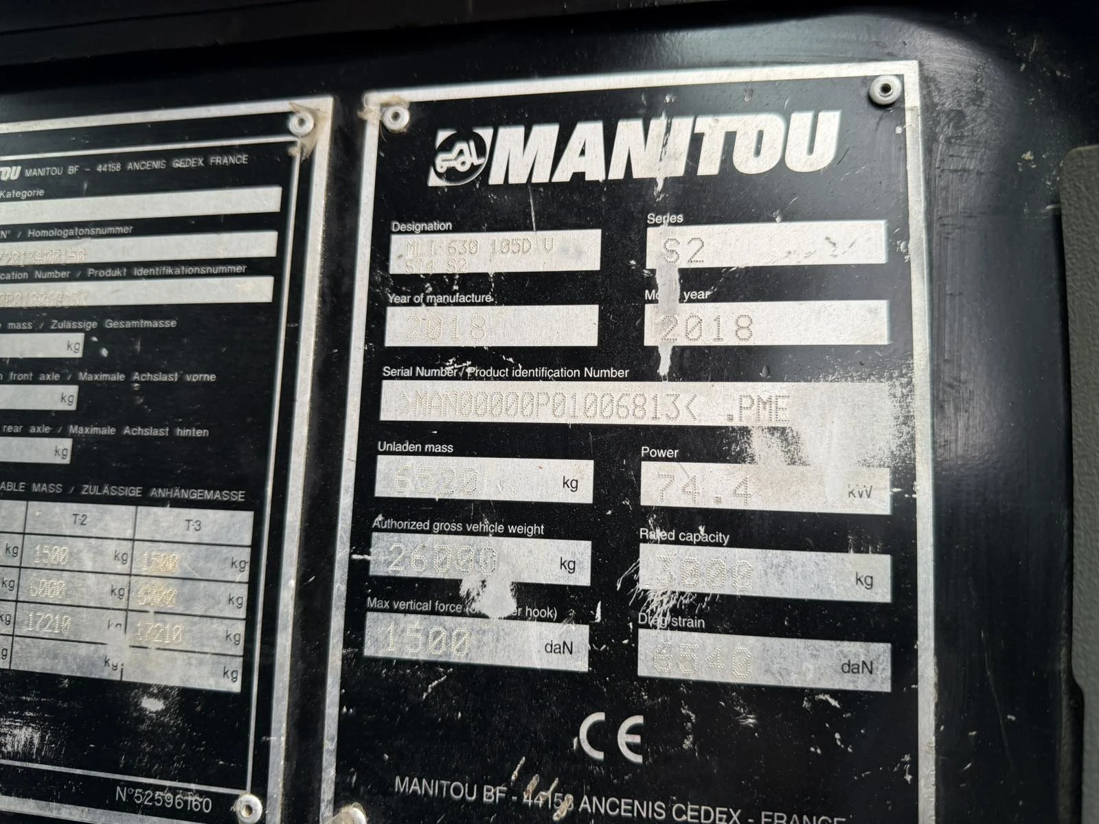 Телескопичен товарач Manitou MLT 630-105V Premium, снимка 17 - Селскостопанска техника - 56271833