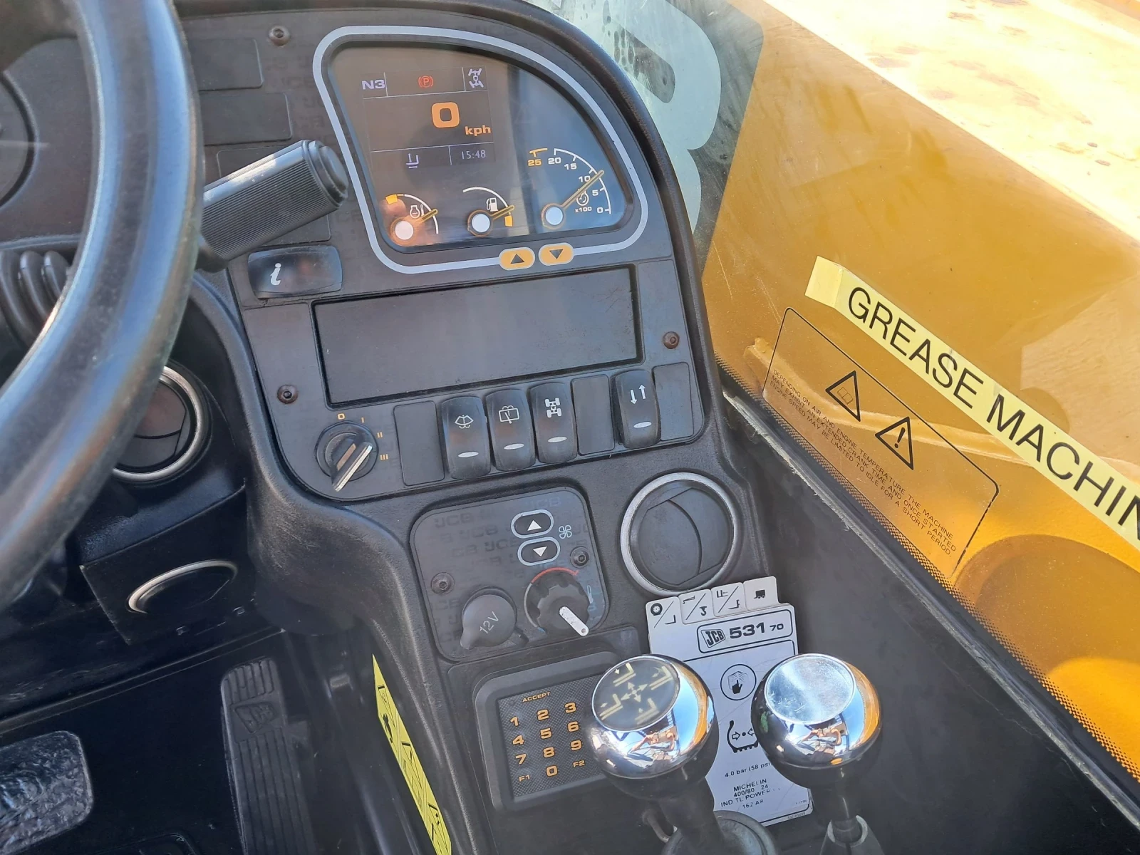 Телескопичен товарач JCB 531-70, снимка 6 - Селскостопанска техника - 54982201