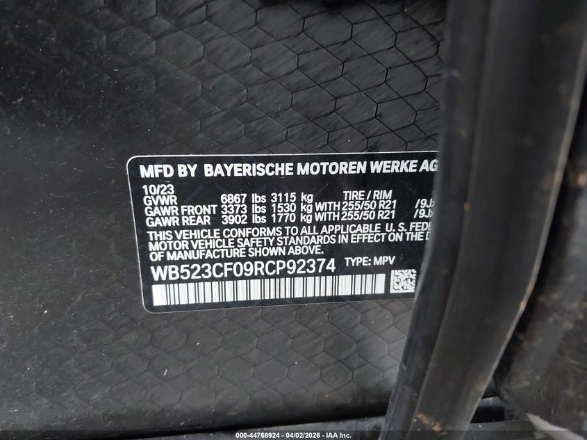 BMW iX xDrive50, снимка 9 - Автомобили и джипове - 54397842