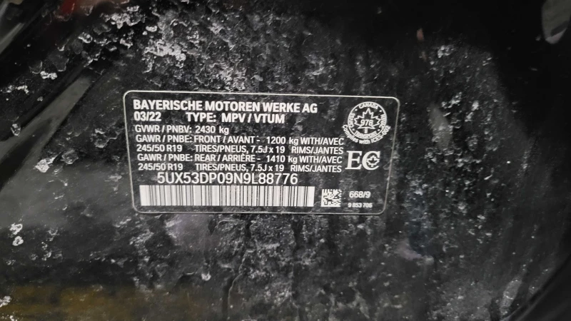 BMW X3 xDrive30i* CARFAX* ОТ ПРЕДСТАВИТЕЛСТВО НА BMW, снимка 10 - Автомобили и джипове - 53496602