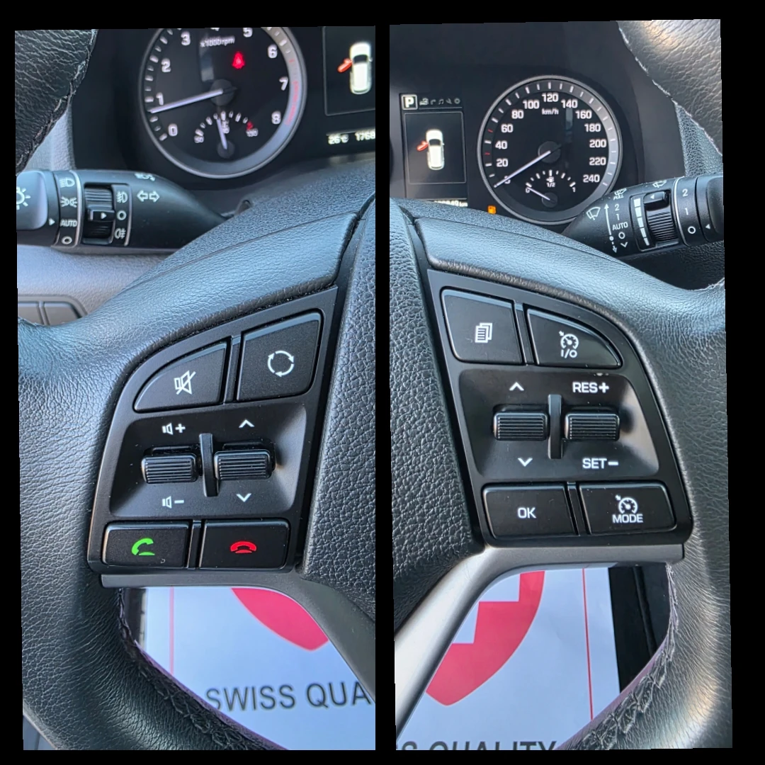 Hyundai Tucson 1.6 T.GDI * AVTOMAT* * 4WD* * VERTEX* * ШВЕЙЦАРИЯ, снимка 12 - Автомобили и джипове - 55197648
