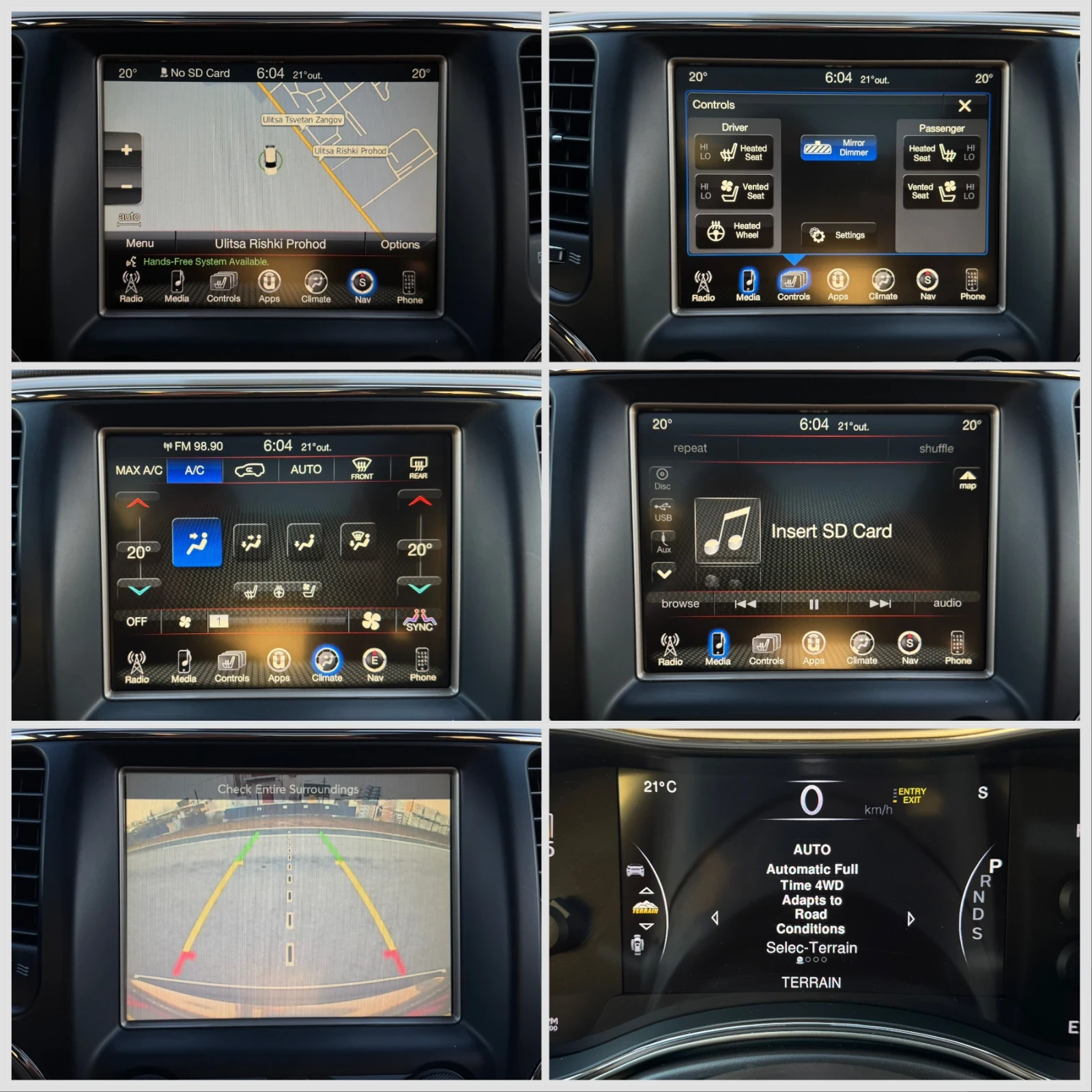 Jeep Grand cherokee 3.0CRDI Summit/FULL/Швейцария!!!, снимка 15 - Автомобили и джипове - 56215550