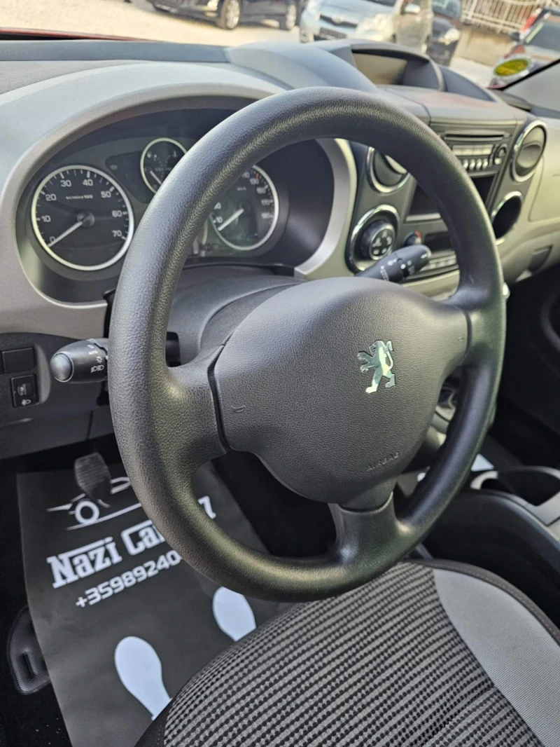 Peugeot Partner 1.6HDI/112к.с/TEPEE/КАТО НОВА, снимка 12 - Автомобили и джипове - 49120924