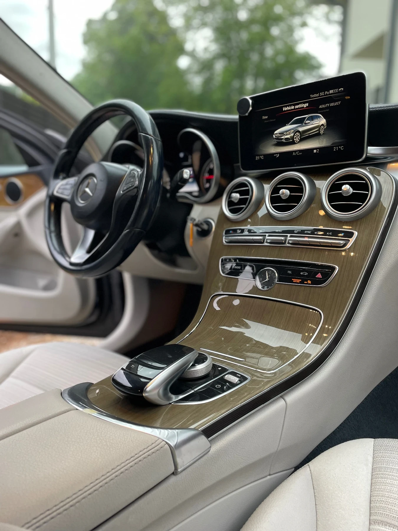 Mercedes-Benz C 220 Cdi 170hp avangarde full led camera кожа+ алкантар, снимка 12 - Автомобили и джипове - 55675752