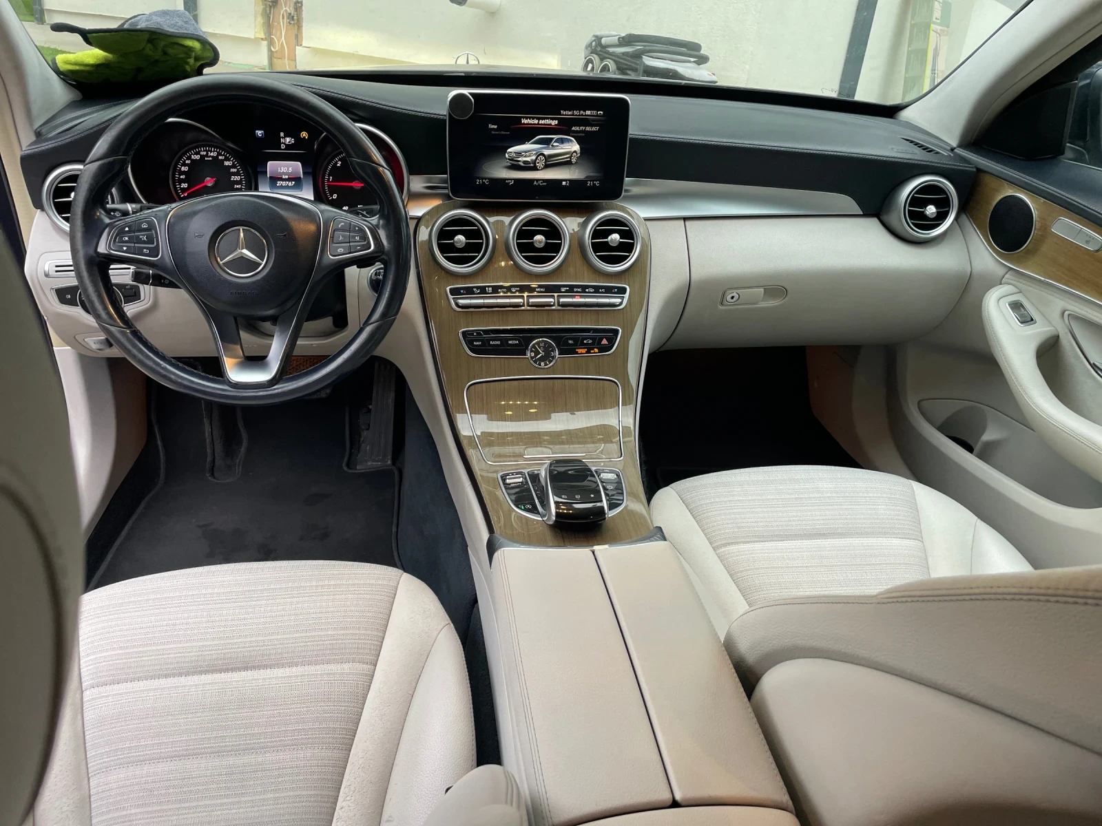 Mercedes-Benz C 220 Cdi 170hp avangarde full led camera кожа+ алкантар, снимка 14 - Автомобили и джипове - 55675752