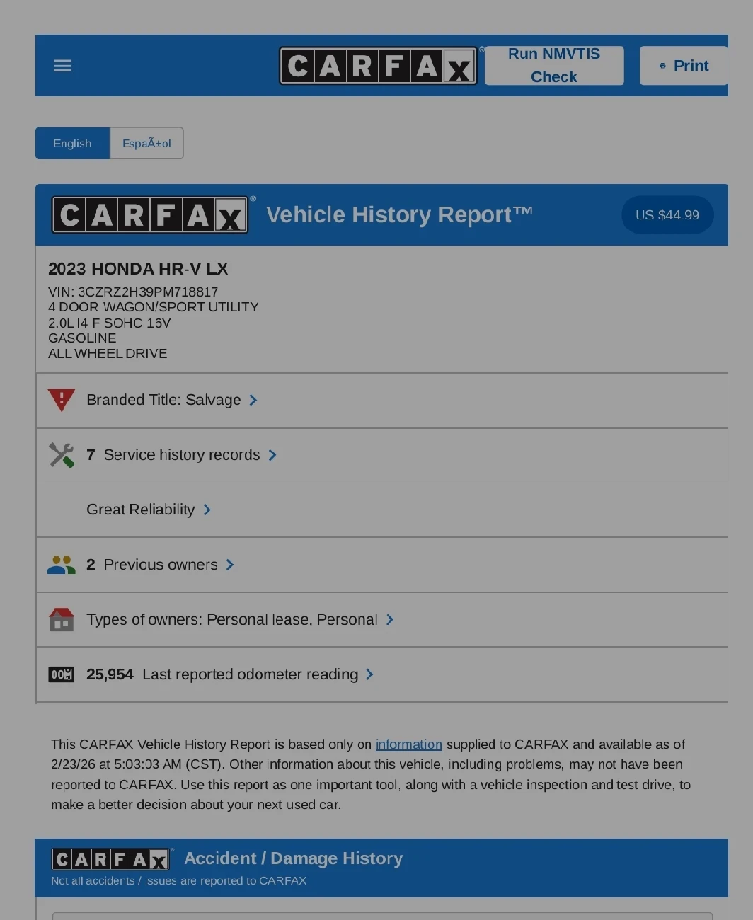 Honda Hr-v 2.0 L, снимка 4 - Автомобили и джипове - 55478824