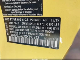 Porsche Cayman 3.8L H-6 DI, DOHC, VVT, 385HP Rear Wheel Drive - 49600 € / 97009.17 лв. - 16505917 13