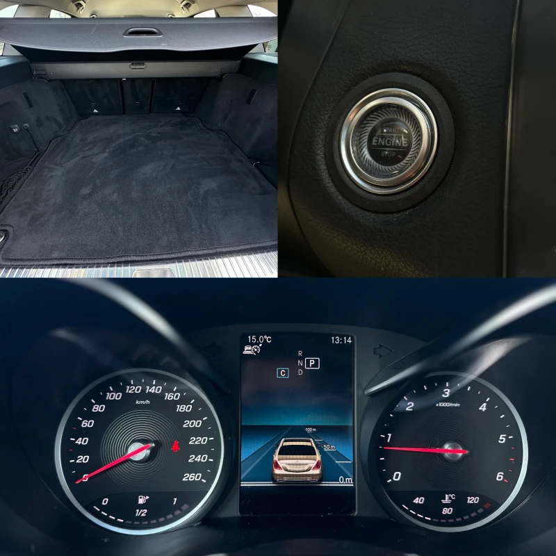 Mercedes-Benz C 220 * Facelift* 194к.с.* 9G* , снимка 15 - Автомобили и джипове - 53210037