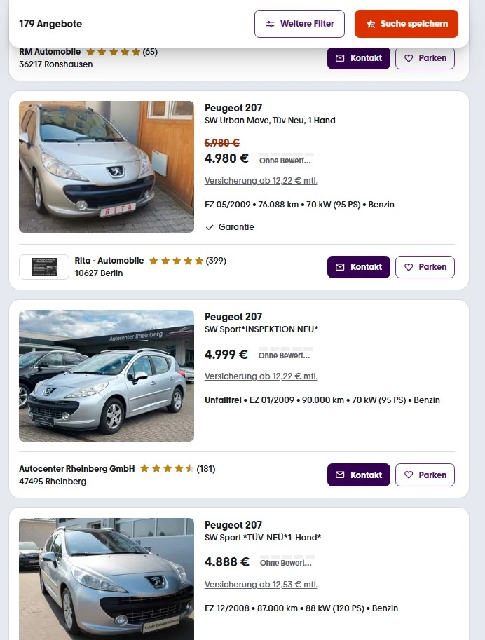 Peugeot 207 1.4 Station Wagon EURO 5, снимка 10 - Автомобили и джипове - 52883391