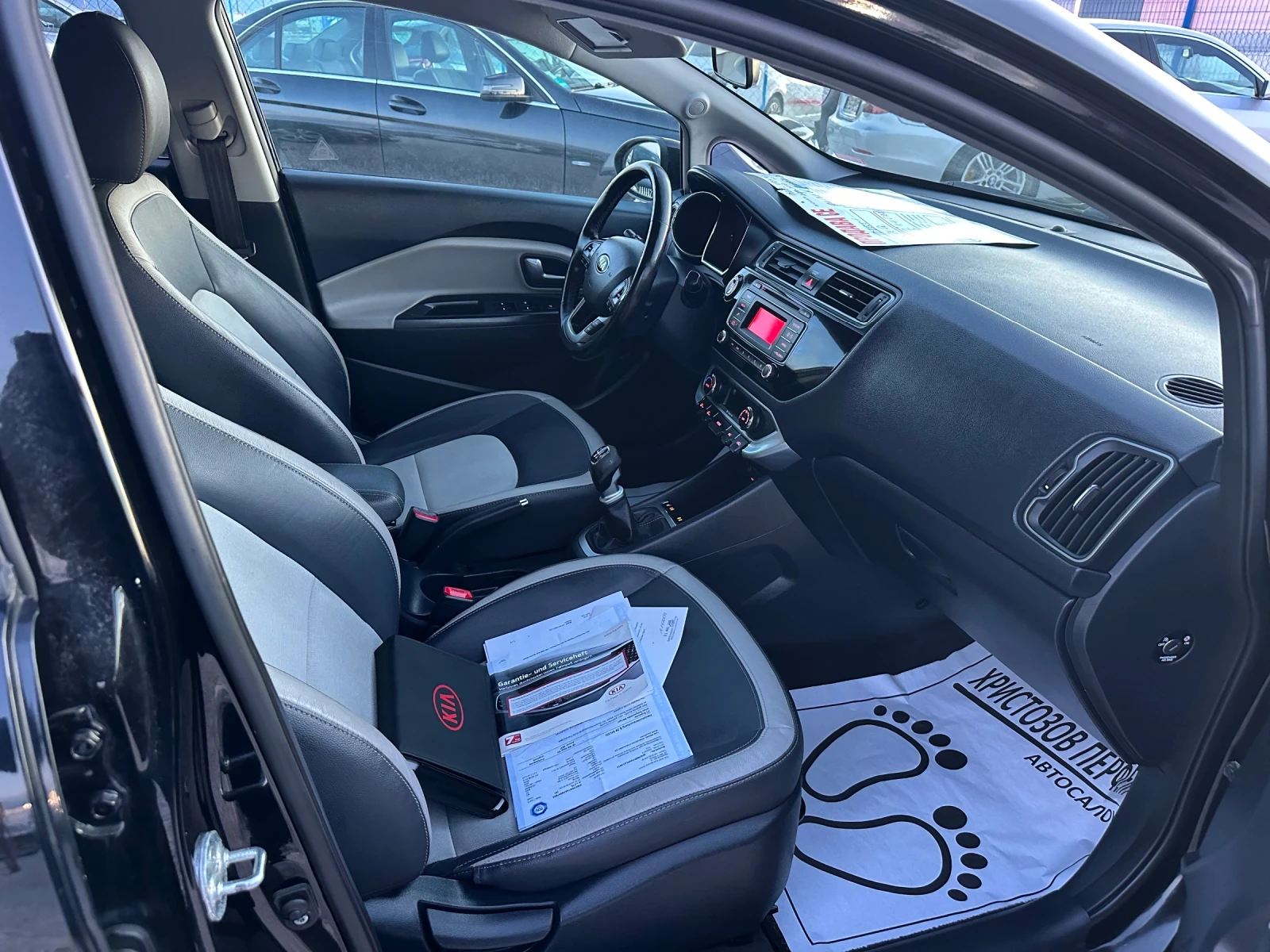 Kia Rio 1.4 CRDI, КОЖА, ПОДГРЕВ, ЕВРО 6, ФЕЙС, ТОП!!!, снимка 15 - Автомобили и джипове - 52188209