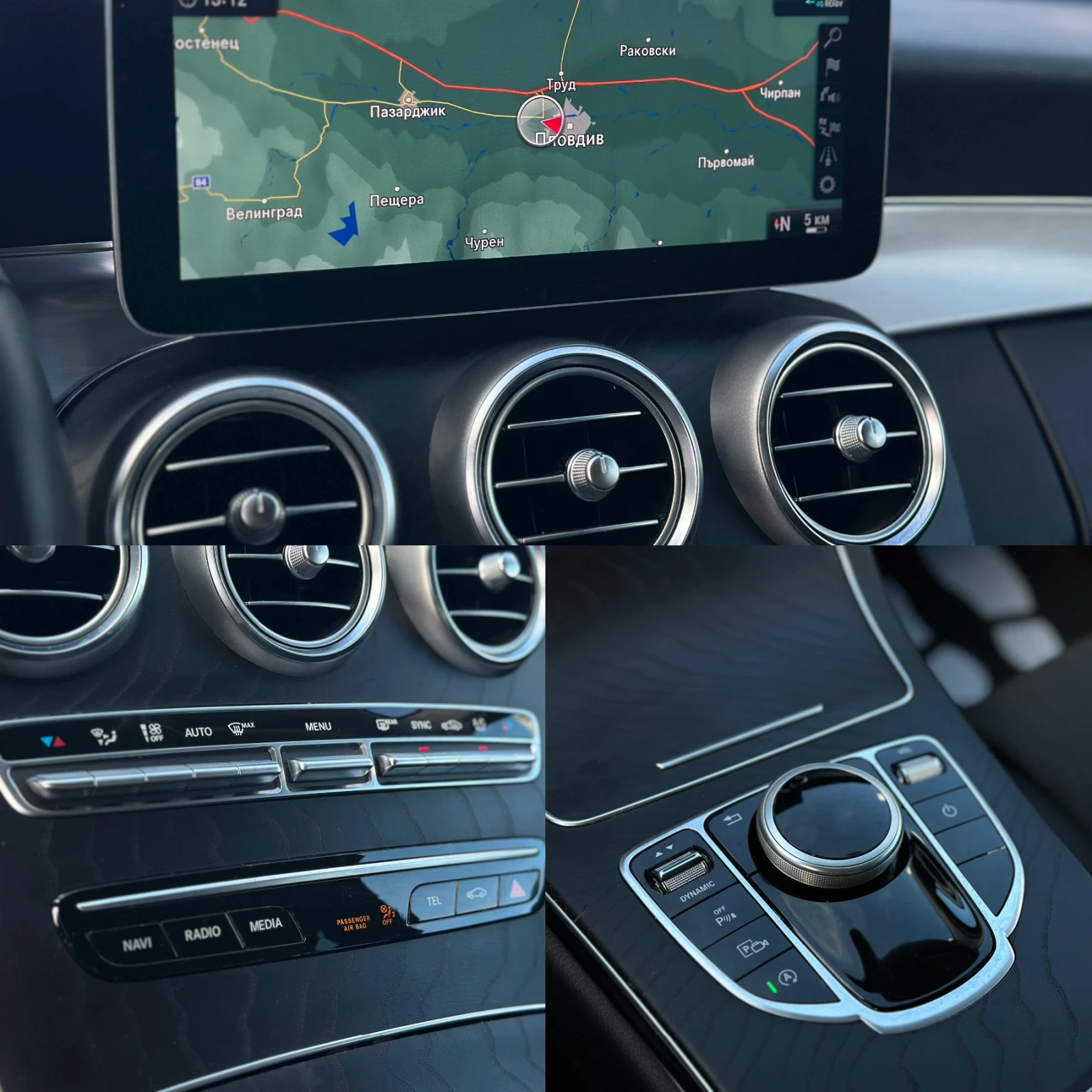 Mercedes-Benz C 220 * Facelift* 194к.с.* 9G* , снимка 13 - Автомобили и джипове - 53210037