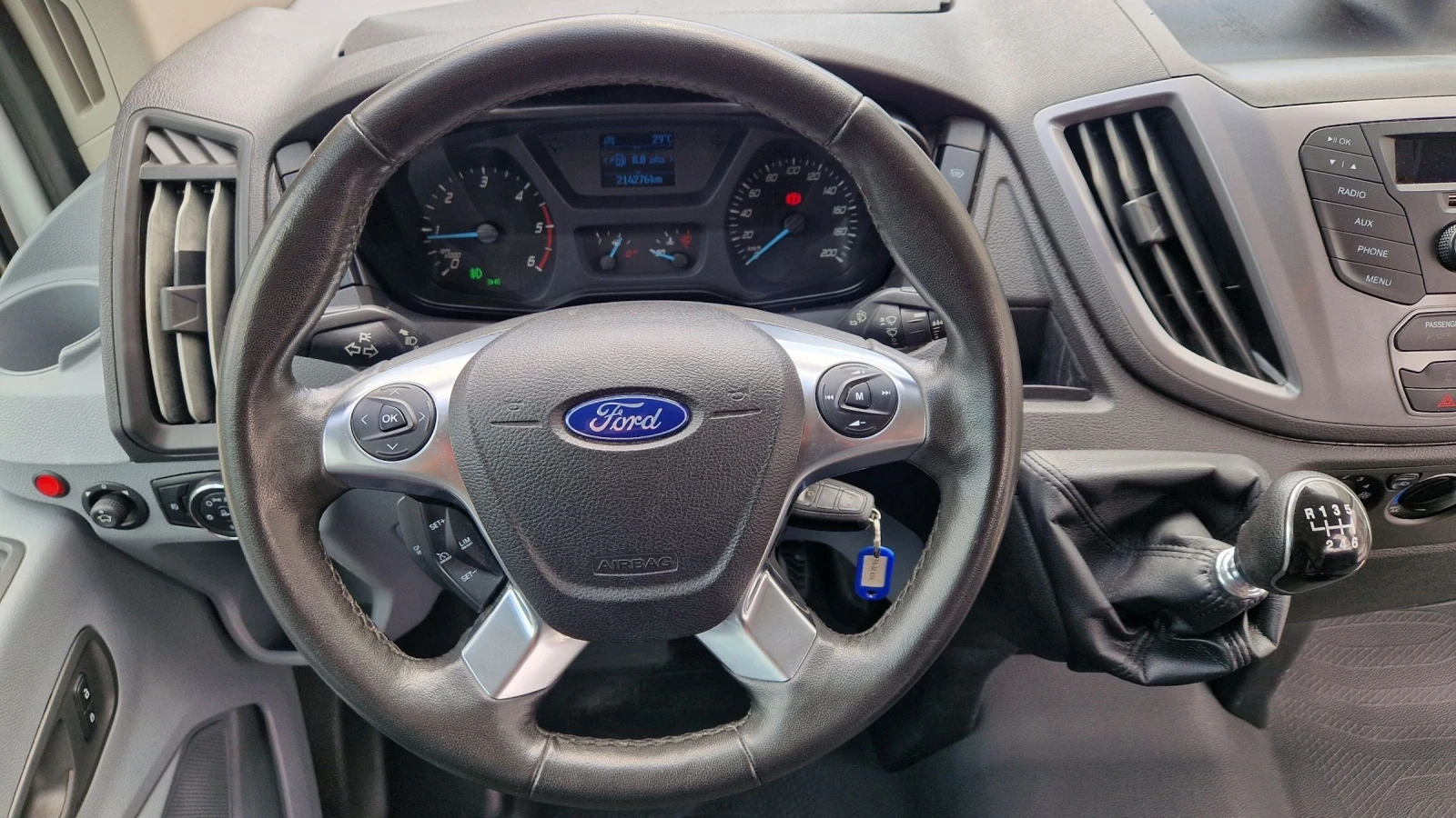 Ford Transit 2.0 D 131 кс.8+ 1 м+ РАМПА-ПЪЛНА СЕРВИЗНА ИСТОРИЯ , снимка 12 - Бусове и автобуси - 55281676
