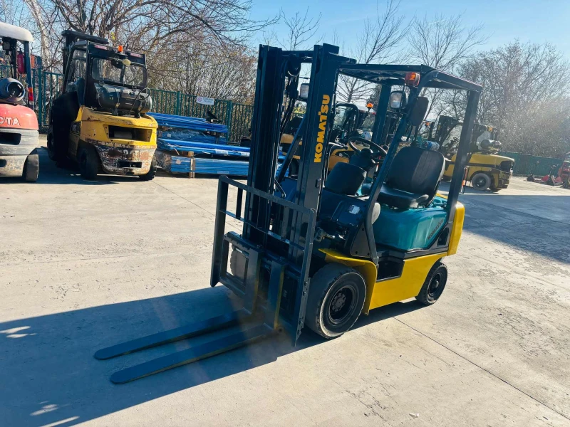 Мотокар Komatsu  без електроника, автомат, виличен изравнител, снимка 6 - Индустриална техника - 52836011