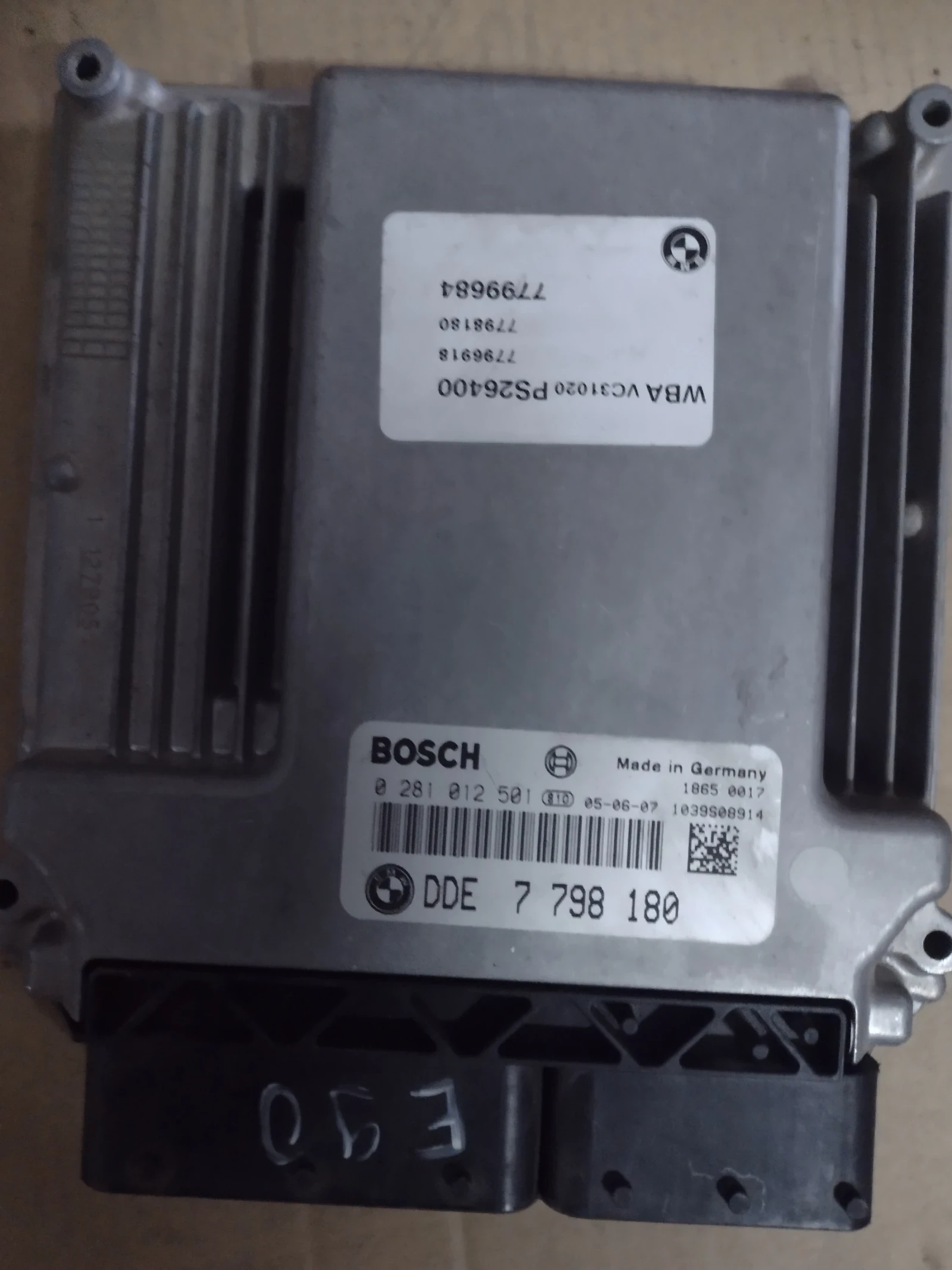 DDE 7 798 180   DDE7798180 �������� ��������  BMW 3  E 90  Bosch 0 281 012 501 | Mobile.bg � ����������� 1