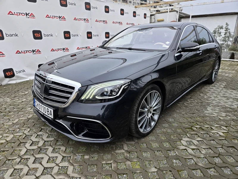 Mercedes-Benz S 550 AMG LINE/LONG/PANO/BURMESTER/DISTR/360/MASSAGE/4x4, снимка 6 - Автомобили и джипове - 53204563