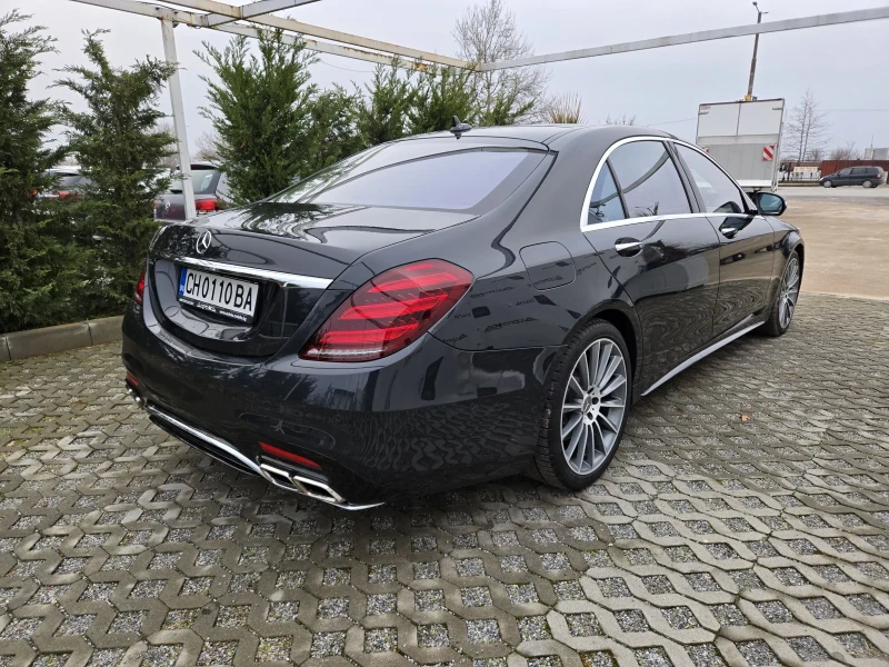 Mercedes-Benz S 550 AMG LINE/LONG/PANO/BURMESTER/DISTR/360/MASSAGE/4x4, снимка 3 - Автомобили и джипове - 53204563