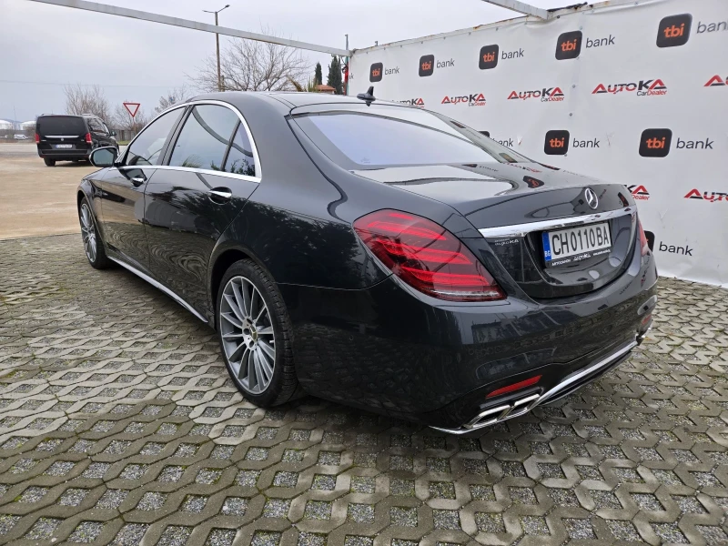 Mercedes-Benz S 550 AMG LINE/LONG/PANO/BURMESTER/DISTR/360/MASSAGE/4x4, снимка 5 - Автомобили и джипове - 53204563