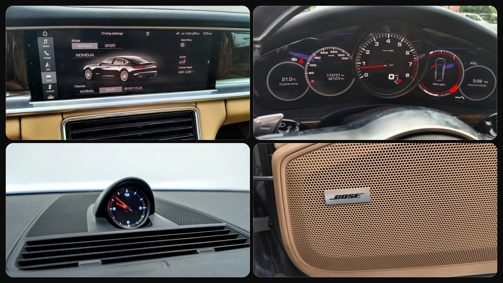 Porsche Panamera 4S, снимка 14 - Автомобили и джипове - 56209288