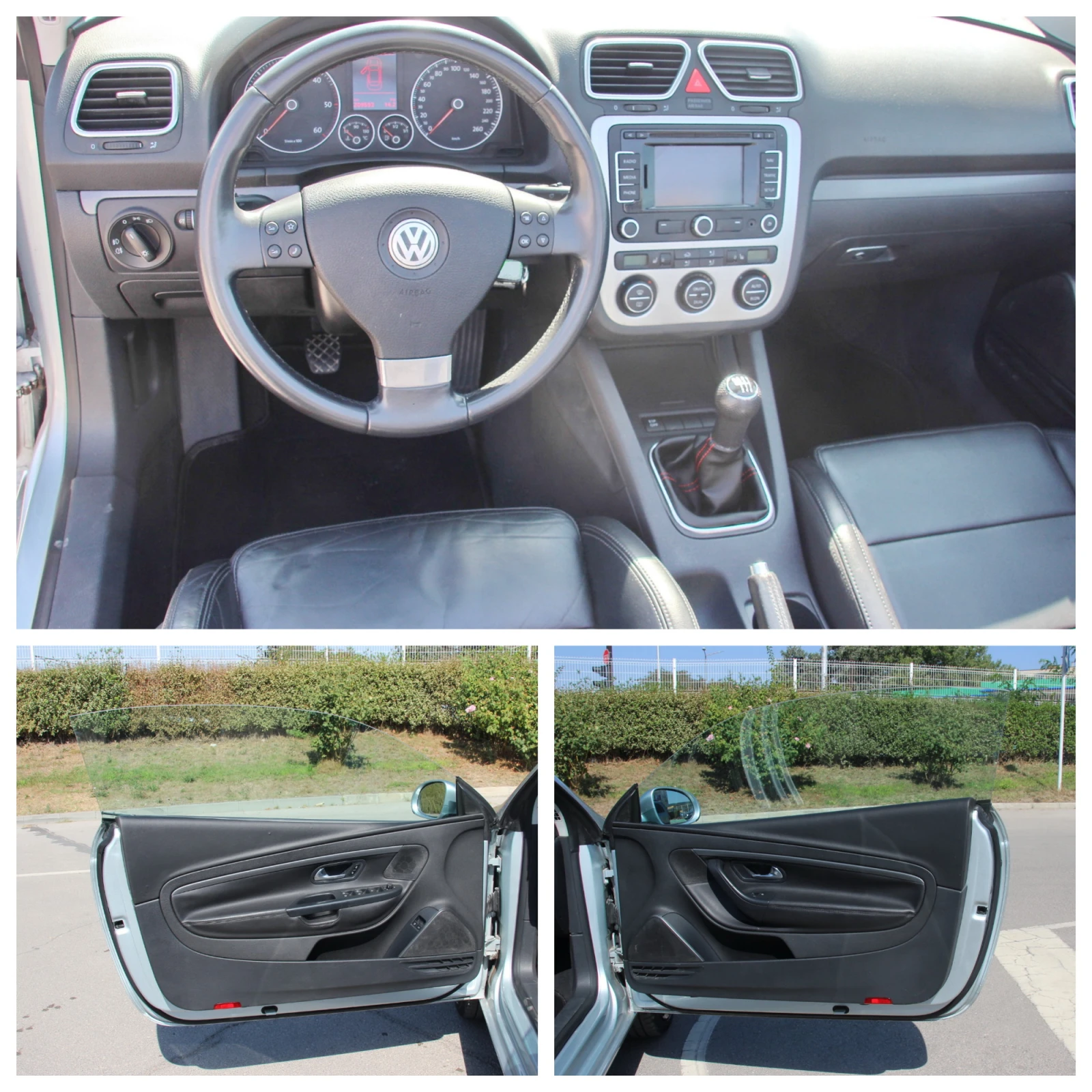 VW Eos CABRIO 2.0 TDI, снимка 15 - Автомобили и джипове - 56579029