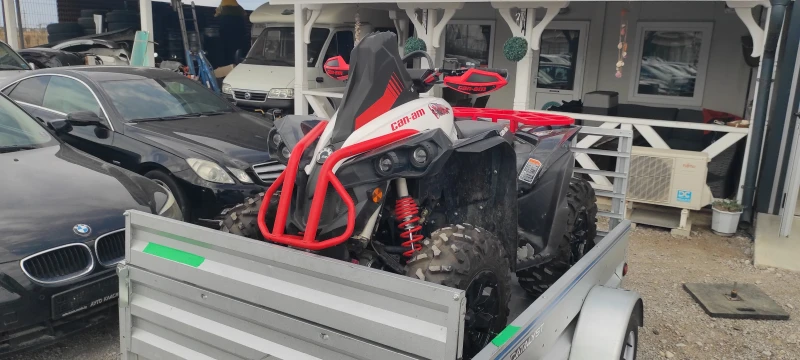 Can-Am Renеgade КОМПЛЕКТ С РЕМАРКЕ 570 TwinCam 69 МОТО ЧАСА!!! , снимка 2 - Мотоциклети и мототехника - 52557654