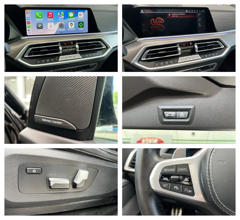 BMW X5 30d/ 7-МЕСТЕН/M-SPORT/H&K/PANO/SHADOW LINE/22/  , снимка 17 - Автомобили и джипове - 48310619
