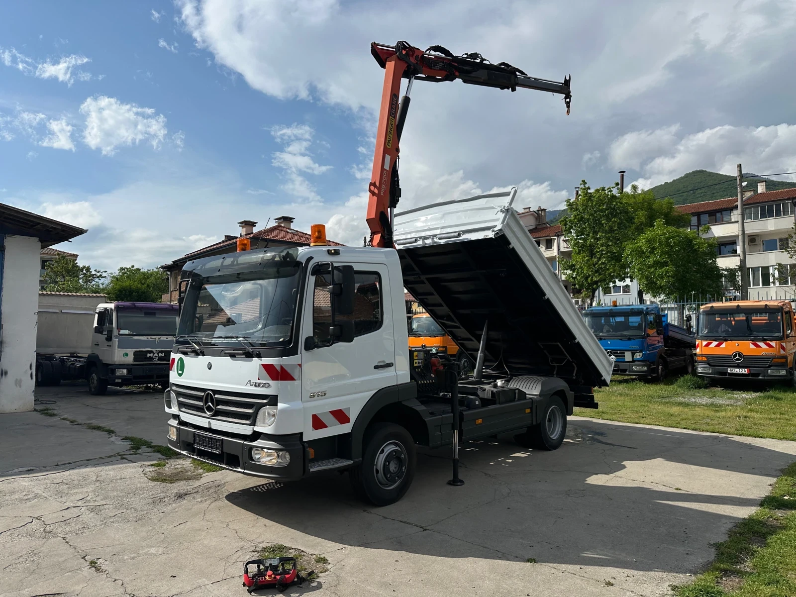 Mercedes-Benz Atego 815* Palfinger7001+ радио* Климатик* ТОП