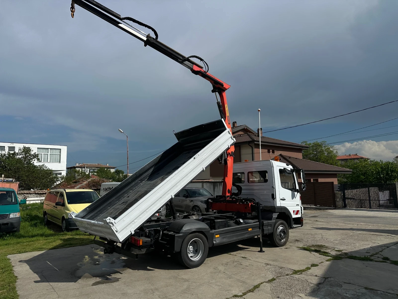 Mercedes-Benz Atego 815* Palfinger7001+ радио* Климатик* ТОП, снимка 4 - Камиони - 54359946