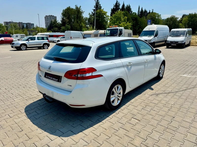 Peugeot 308 1.6 BlueHDI КАТО НОВА | БЯЛА ПЕРЛА | КОЖЕН САЛОН, снимка 4 - Автомобили и джипове - 51956647