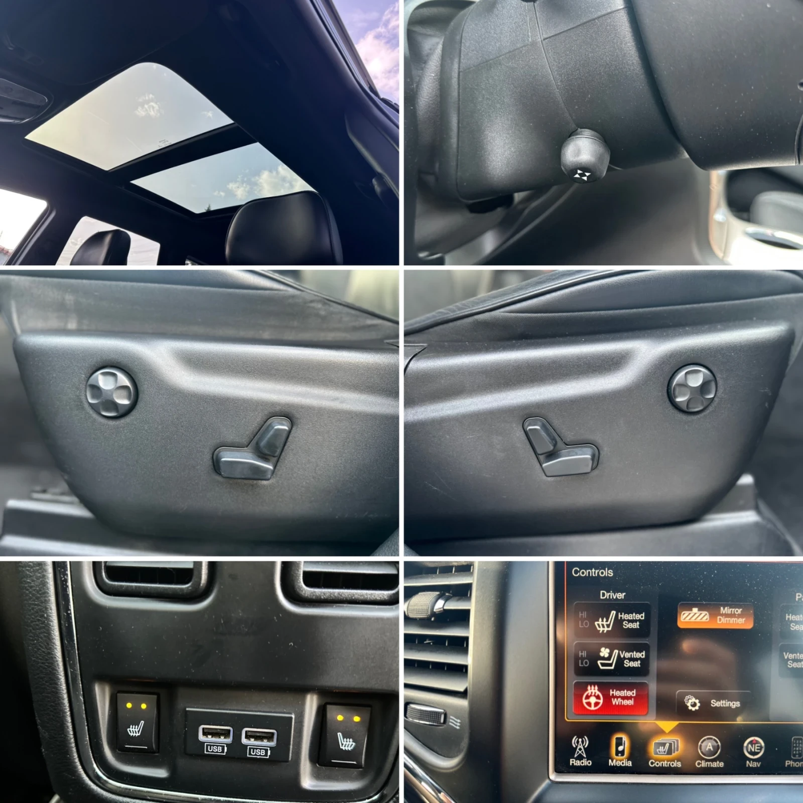 Jeep Grand cherokee Overland* Обдухване* Панорама* KeyLess* ЛИЗИ - изображение 10