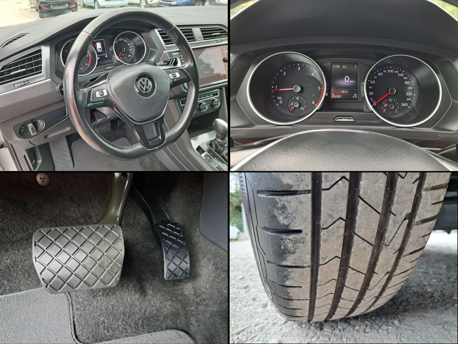 VW Tiguan 2.0TDI* DSG* КЛИМА* NAVI* LED* КАМЕРА 360*        , снимка 11 - Автомобили и джипове - 55851838