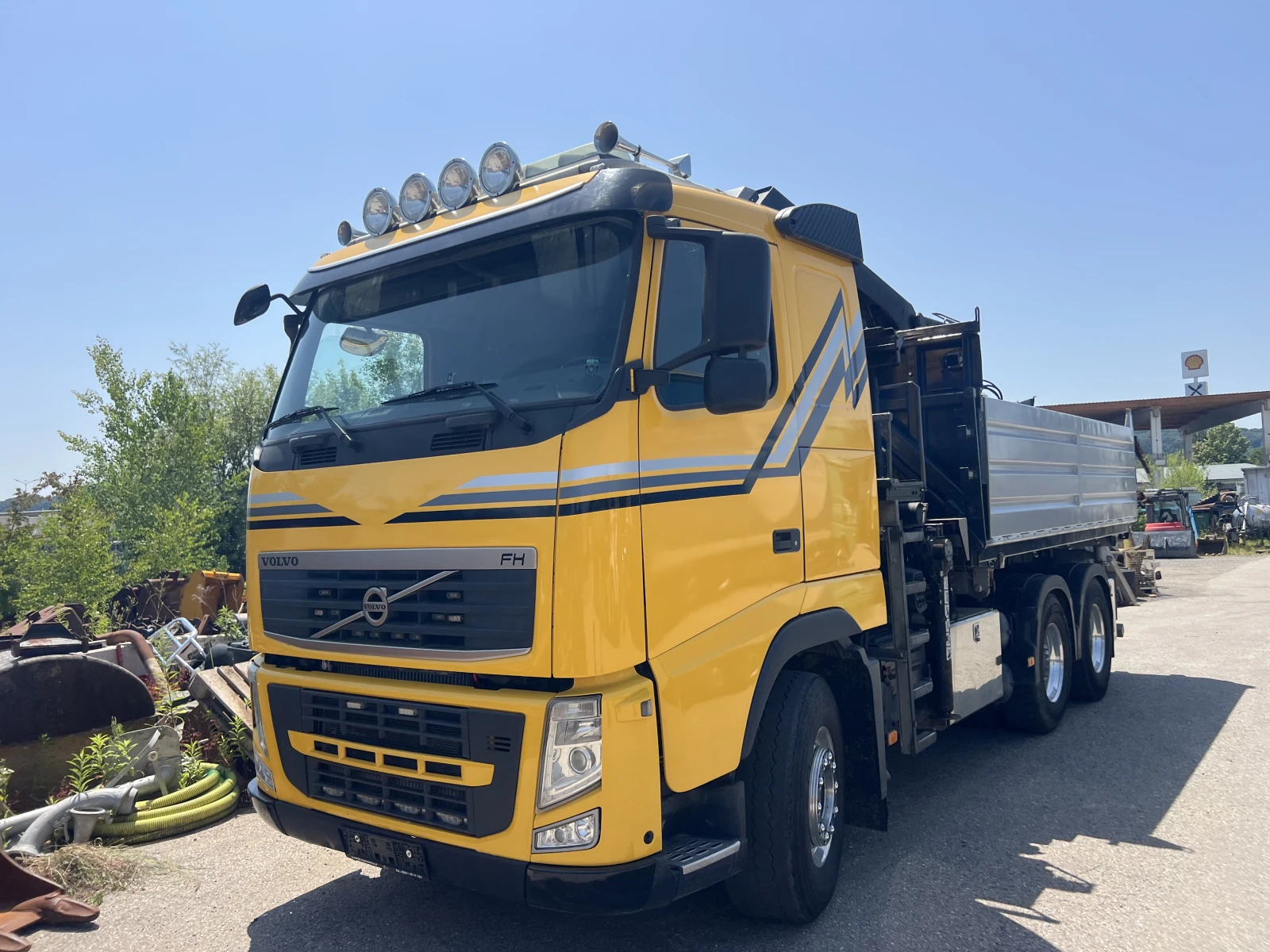 Volvo Fh 6х4, Самосвал с Кран, ,  - изображение 3