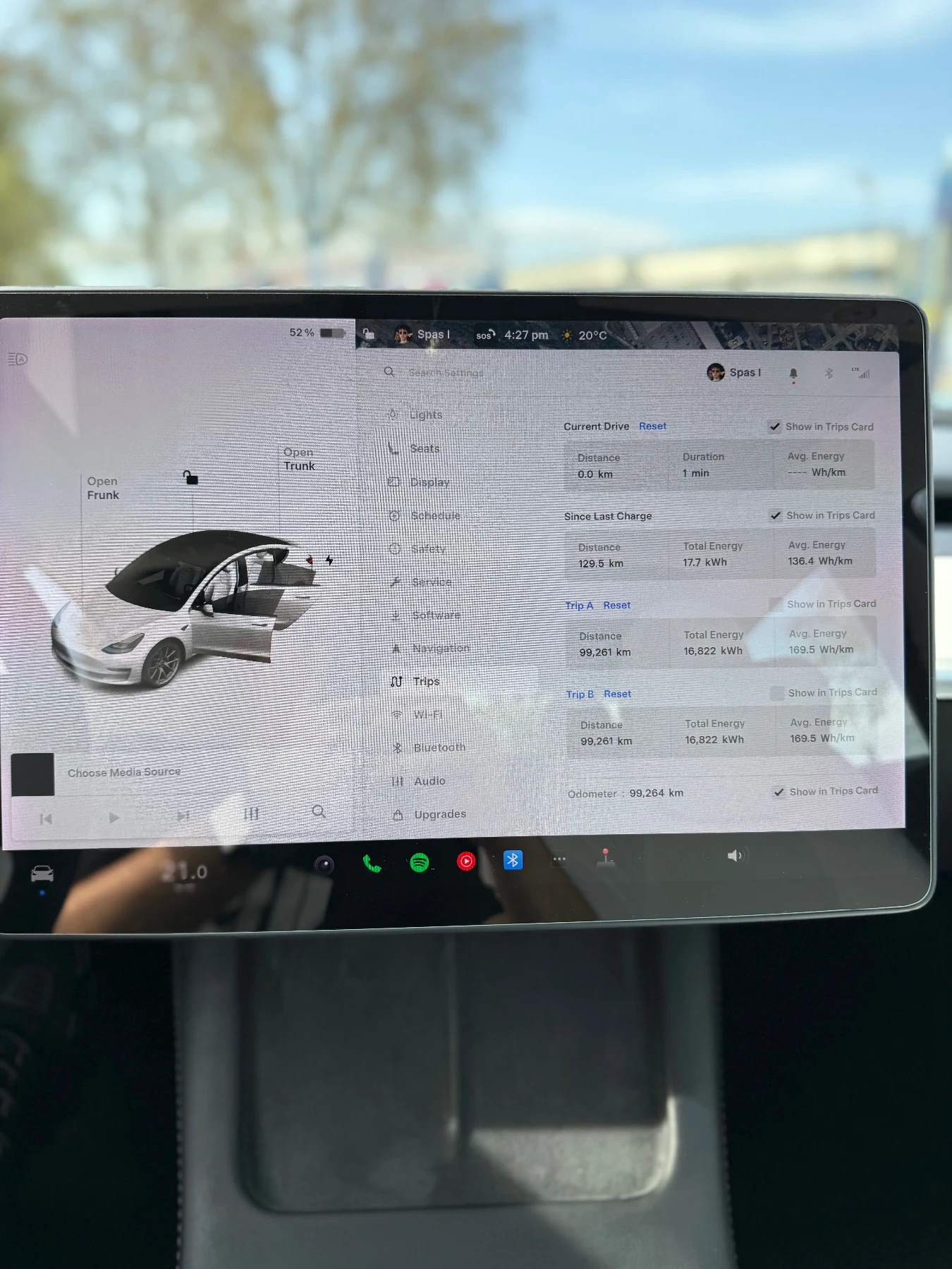 Tesla Model 3 Model 3 Dual Motor - Термопомпа, снимка 12 - Автомобили и джипове - 54142366