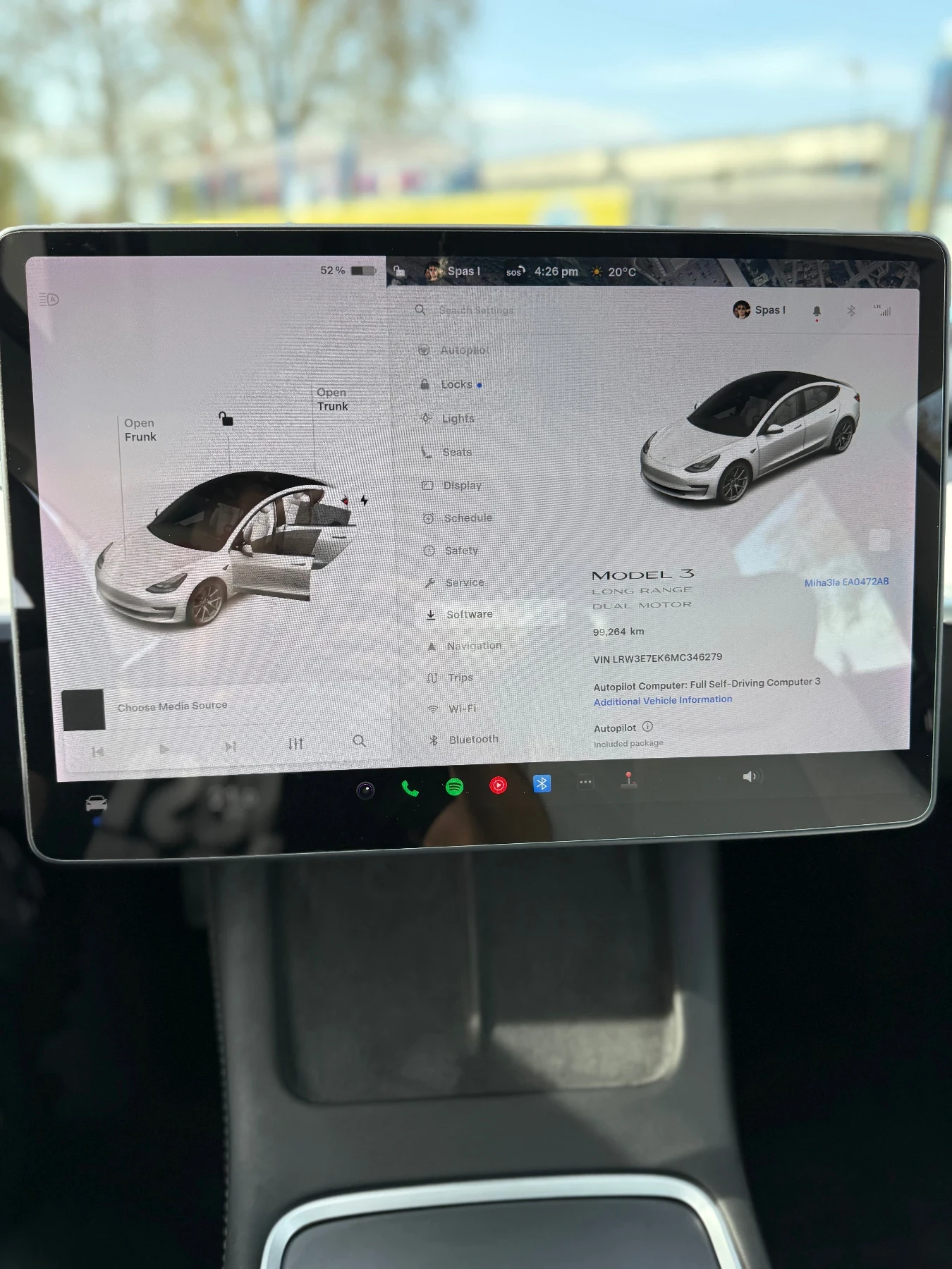 Tesla Model 3 Model 3 Dual Motor - Термопомпа, снимка 13 - Автомобили и джипове - 54142366