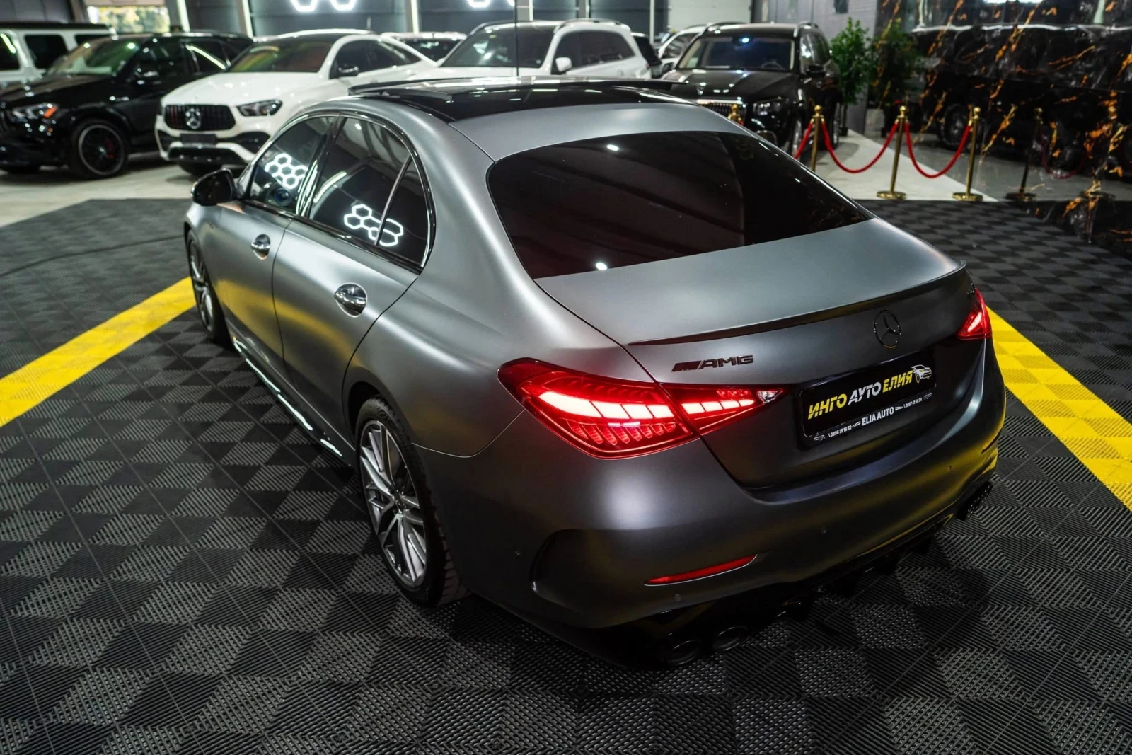 Mercedes-Benz C 43 AMG 4MATIC LED NAVI ПАНО BURM HUD ЛИЗИНГ 100%, снимка 7 - Автомобили и джипове - 55883870