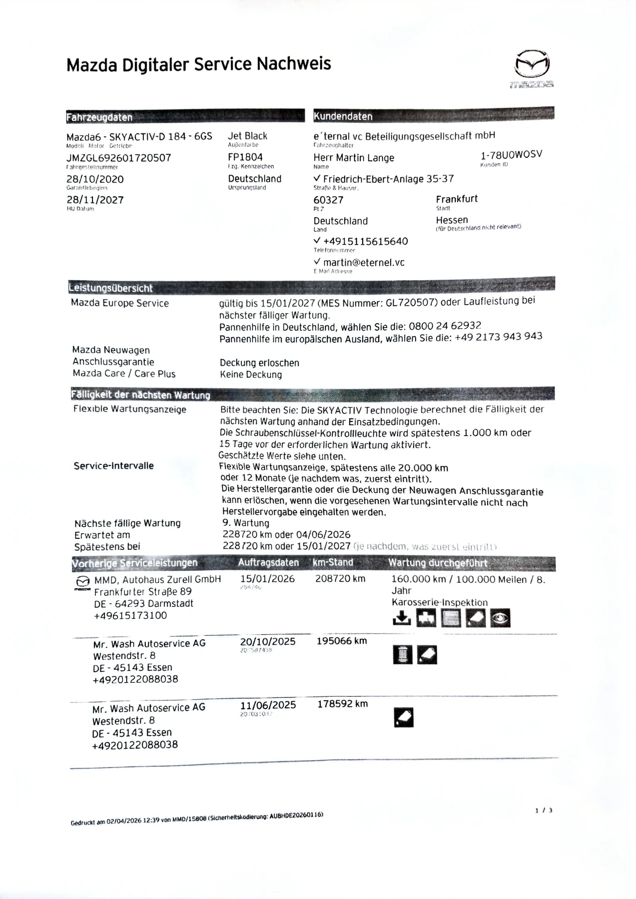 Mazda 6 2.2D 184 FACELIFT SKYACTIVE-D TAKUMI, снимка 17 - Автомобили и джипове - 56142070