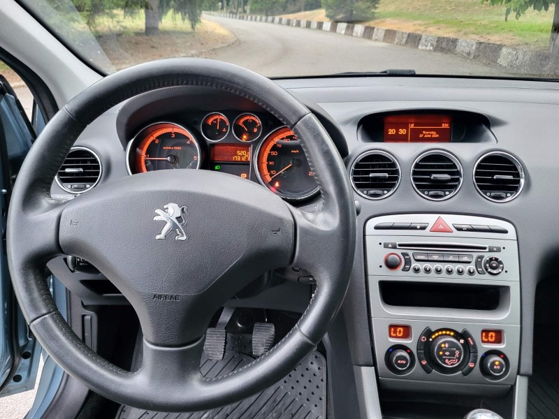 Peugeot 308 1.6HDI-171000км, снимка 9 - Автомобили и джипове - 46408136